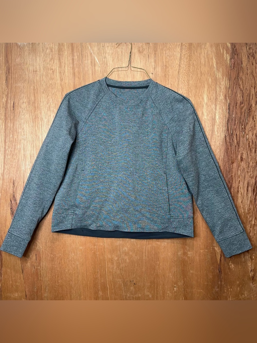 Lululemon On-Track Crew Sweatshirt Heathered Black Gray - NWOT Like New!